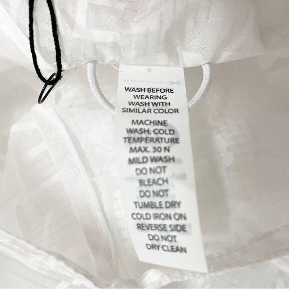 NWT Zyia Active White Sheer Breeze Hooded Jacket Windbreaker Women’s Size XXXL - Picture 14 of 16
